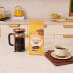 Focus bag on kitchen table