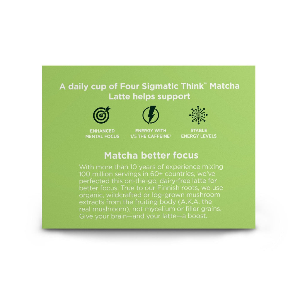 Four Sigmatic Think Organic Matcha Latte Mix Side