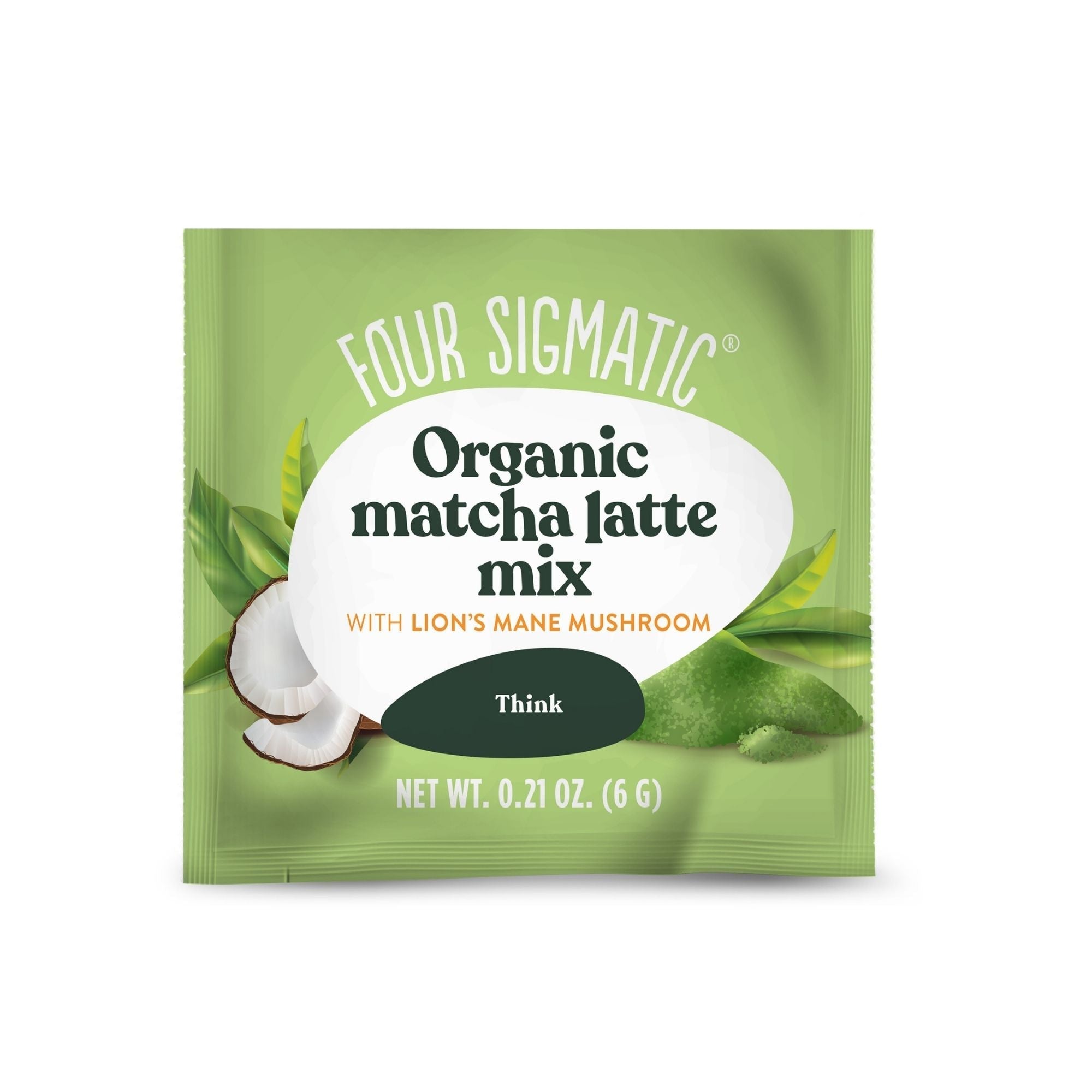 Four Sigmatic Think Organic Matcha Latte Mix Packet Front