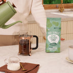 Pouring coffee