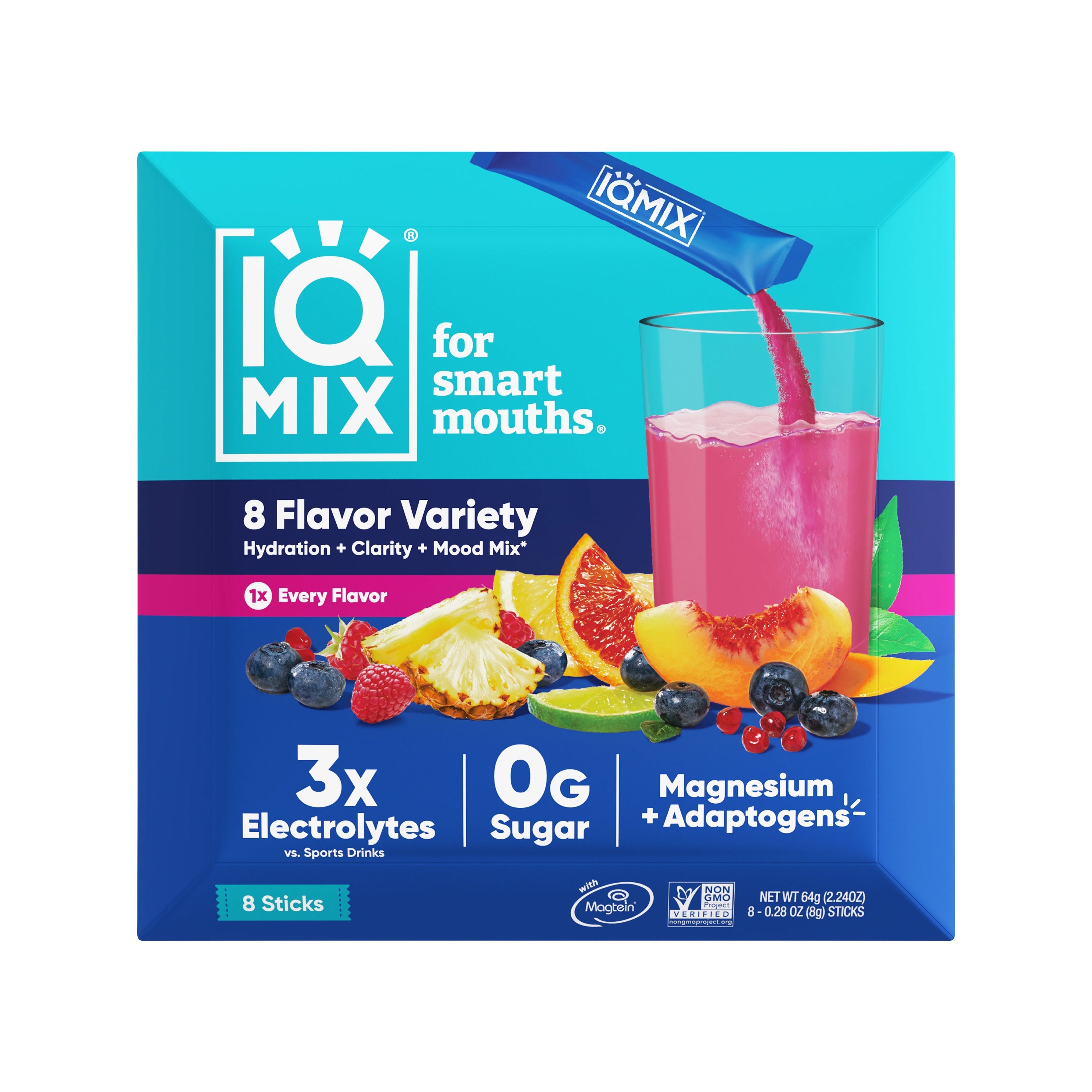 IQMIX® 8 Flavor Variety Electrolyte Hydration Mix – INTAAJ Food