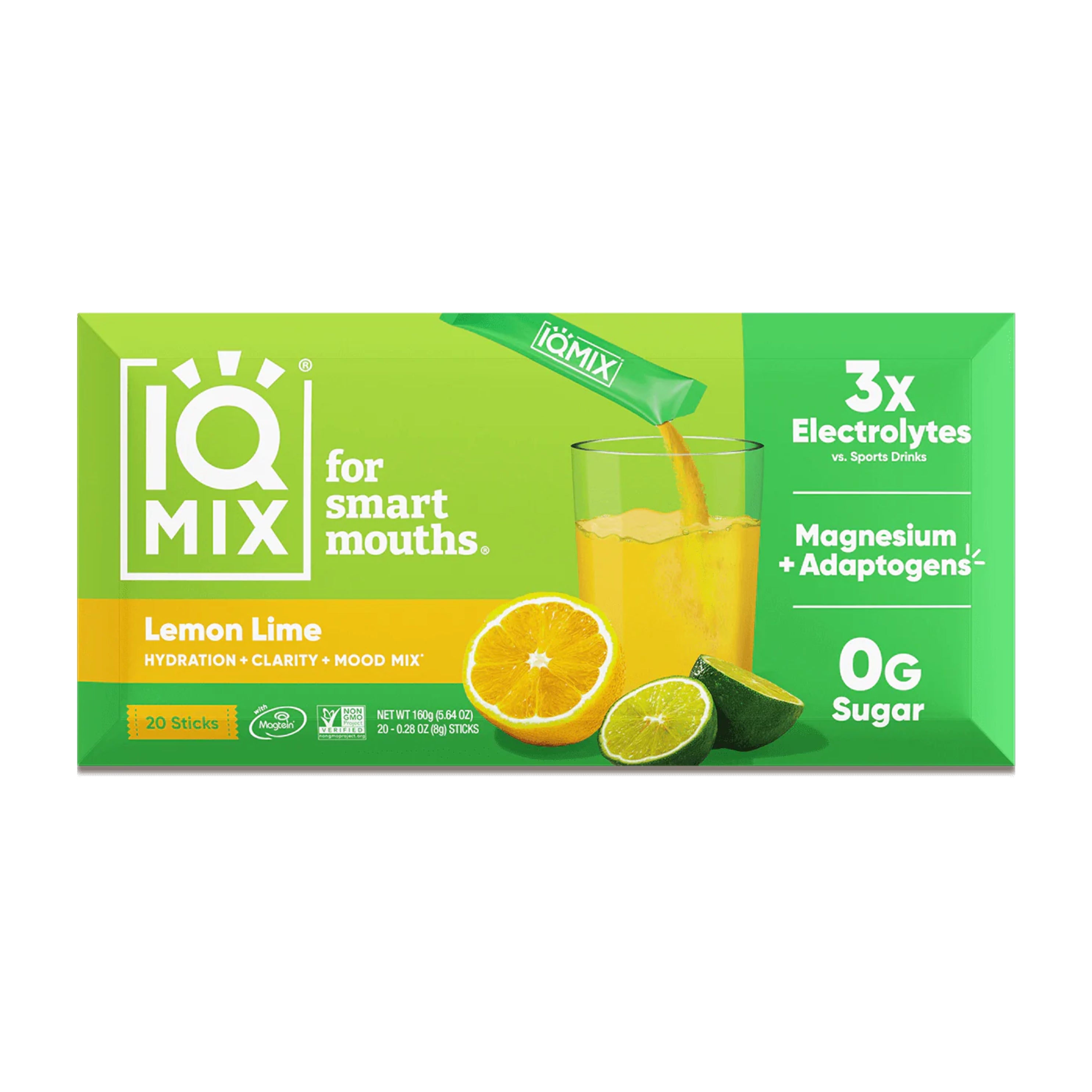 IQMIX® Lemon Lime Enhanced Hydration Mix