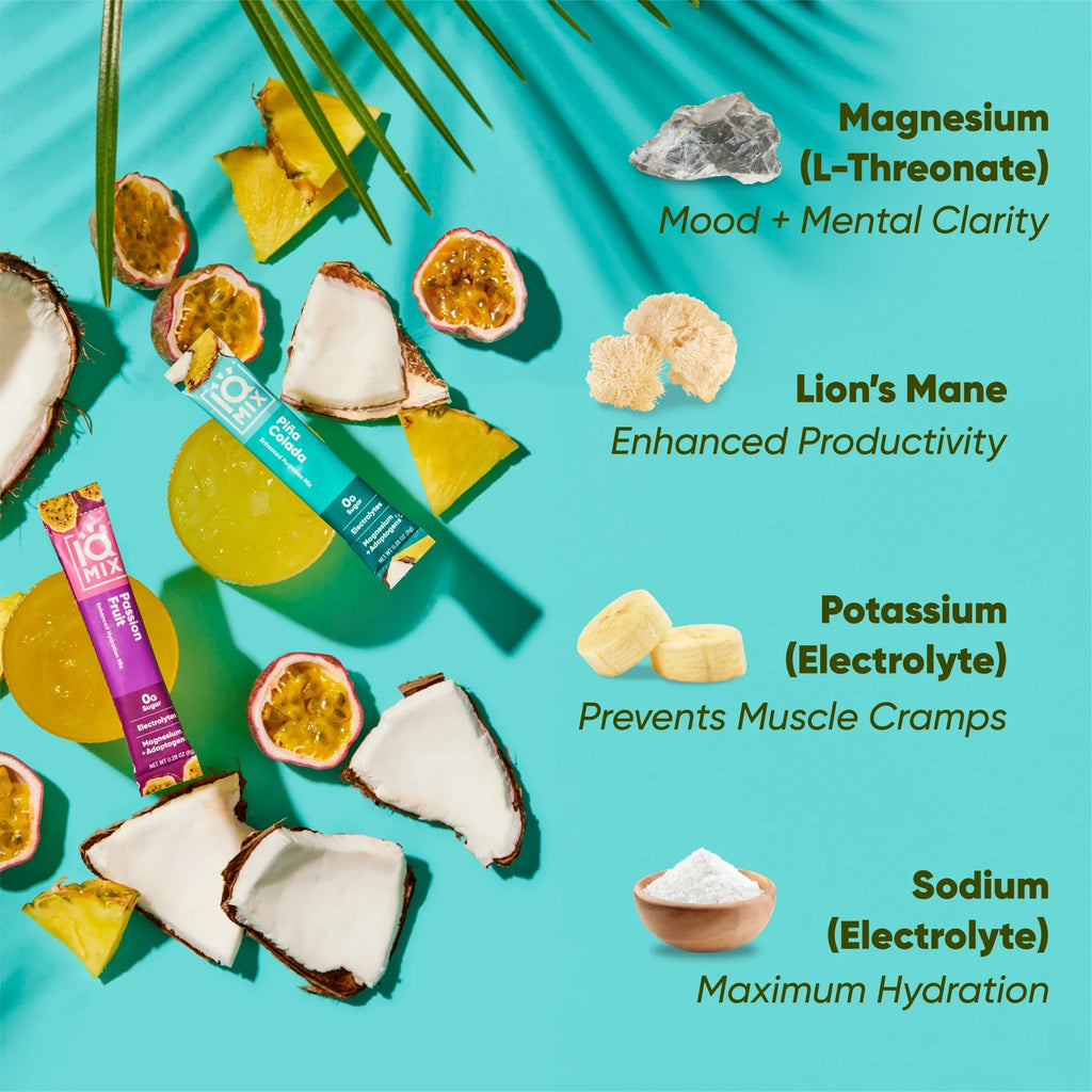 Iq Mix IQMIX® Tropical Pack Enhanced Hydration Mix – INTAAJ Food Processing SARL